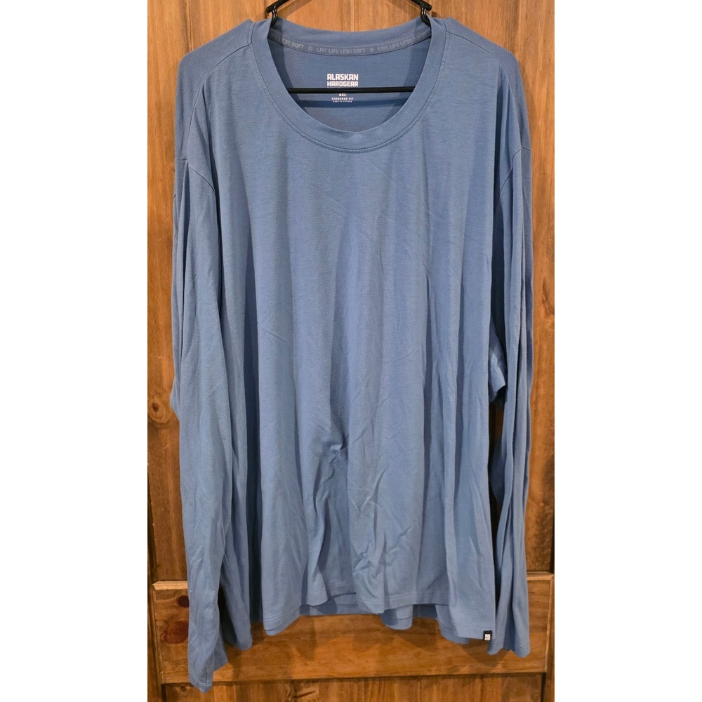 Alaskan Hardgear Long Sleeve T-Shirt Mens 3XL Blue Excellent Duluth Trading Co